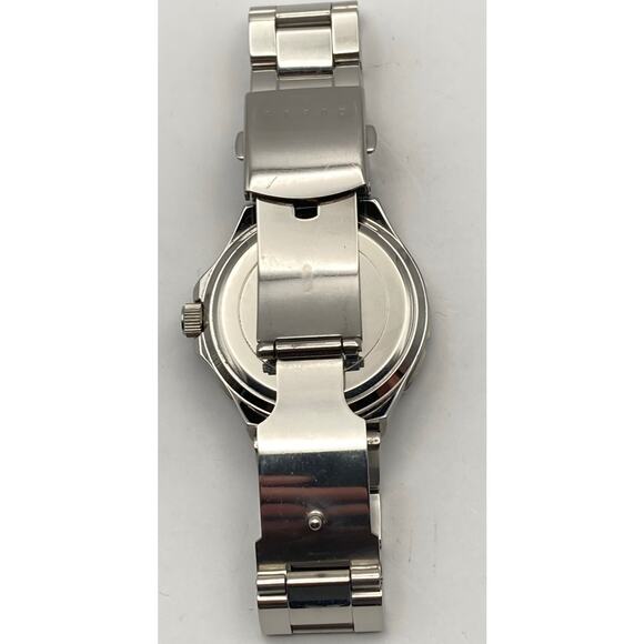 Guess Womens Crystal Bezel Watch 40mm G12557L New Battery - Date Day - WR100m - Picture 9 of 11